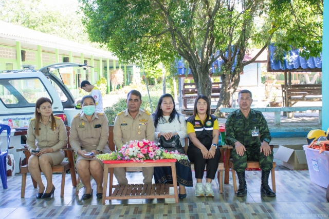 โครงการฝึกอบรมดับเพลิงขั้นต้นและฝึกซ้อมแผนอพยพหนีไฟในสถานศึกษา ณ โรงเรียนพัฒนาประชานุเคราะห์
