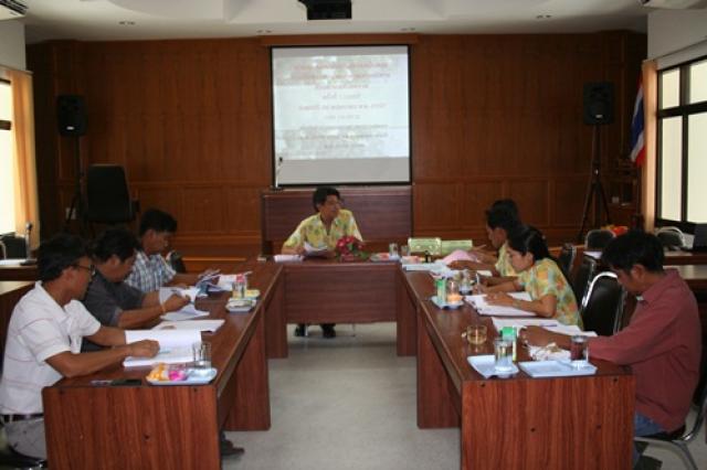 การประชุมคณะกรรมการสนับสนุนการจัดทำแผนพัฒนาองค์การบริหารส่วนตำบลห้วยทราย