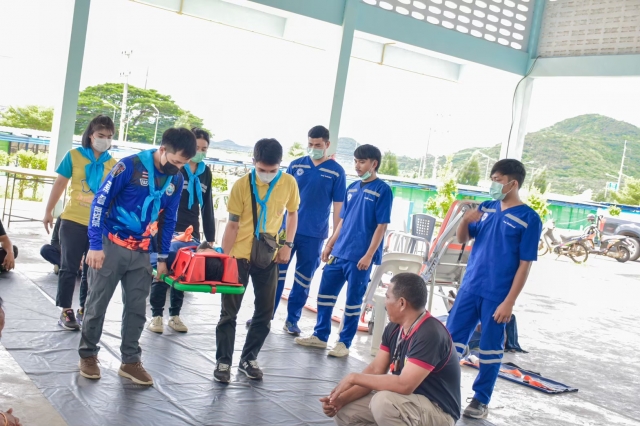 โครงการฝึกอบรมดับเพลิงขั้นพื้นฐานให้กับสถานศึกษาและการปฐมพยาบาลเบื้องต้น ประจำปี 2566